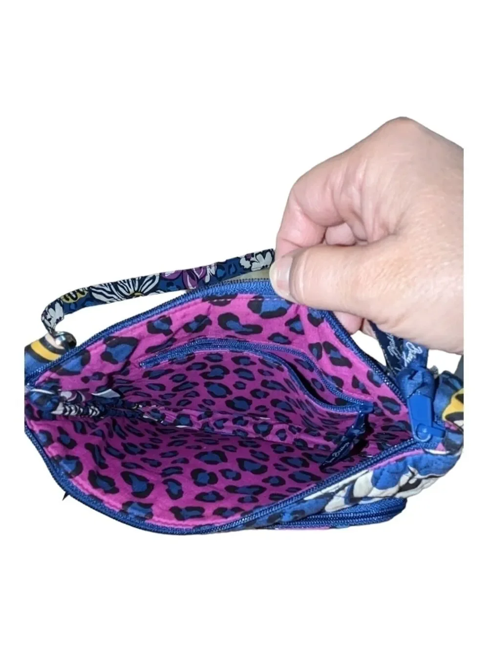 Vera Bradley Little Hipster crossbody in African violet print